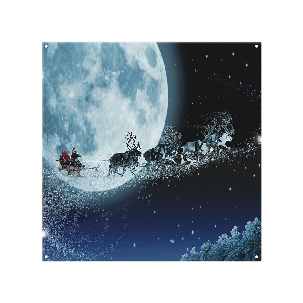 Magic Santa'S Sleigh Dining Splash Back