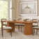 Eljin 94" Mid-Century Modern Dining Table With Tableware Classification Drawer And Solid wood base