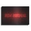 «New normal in neon red», art mural en métal-7241035