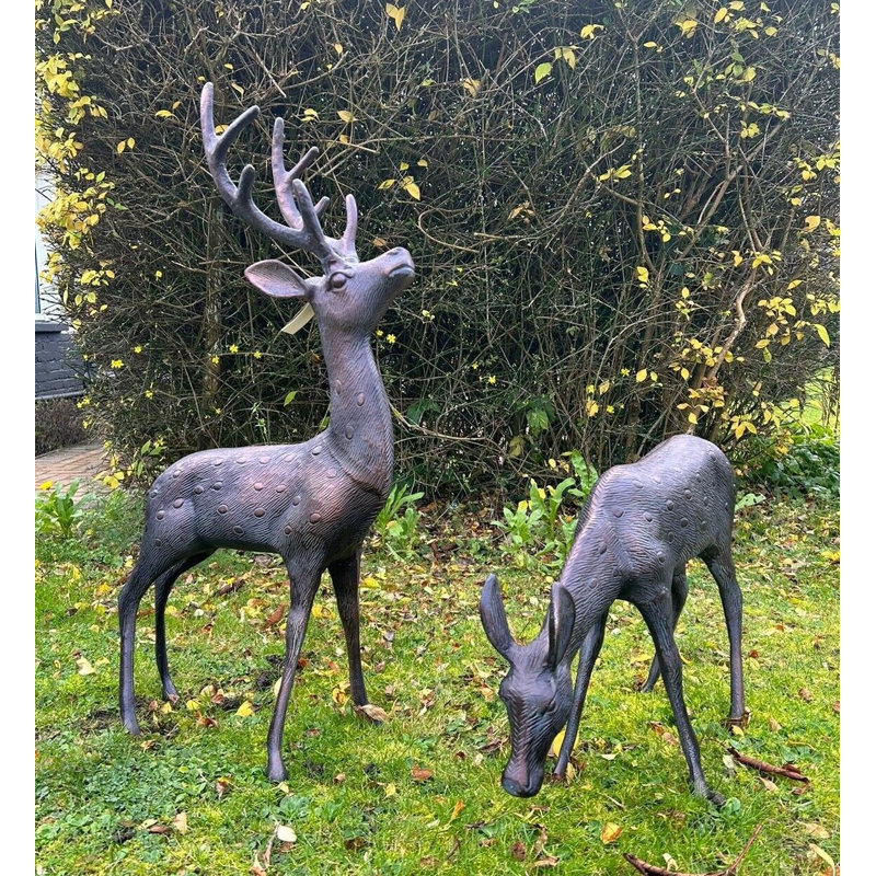 Animals Garden Statue, 80cm H x 40cm W x 20cm D