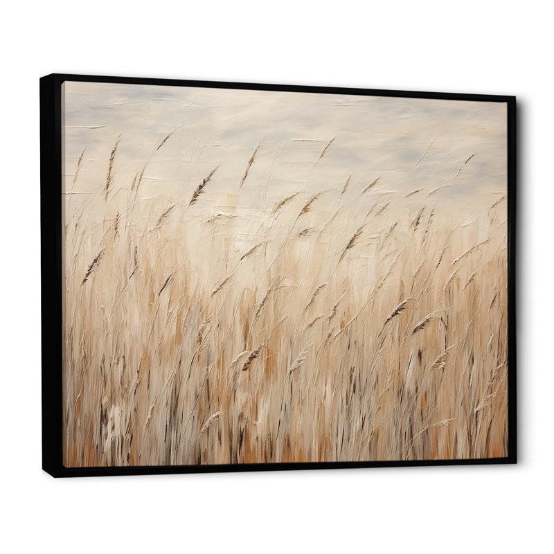 Prairies majestueuses prairies V, Cadre flottant noir, 34" H x 44" W