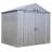 Elite Steel Storage Shed, 8X6, Galvalume
