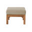 Porschea Outdoor Teak Ottoman-1630159690