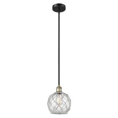 Edison - Ametra - Mini-luminaire suspendu à tige 1 lumière 8 po