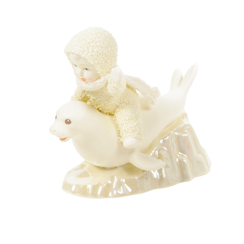Figurine sceau glissant Snowbabies