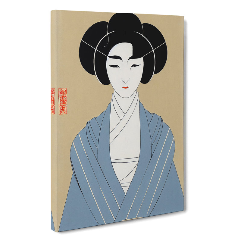 Classic Geisha No.2 - Wrapped Canvas, 60cm H x 40cm W