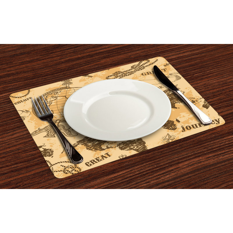 Polyester Cities & Maps Rectangle Placemat