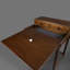 Bureau secrétaire l 28 po Ardle