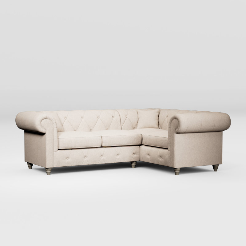 Ellrich 2 - Piece, Oyster, Washed Oak