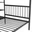 Lit superposé en métal avec bureau intégré, tablettes et échelle-1854734128