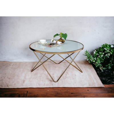 Valora Frosted Glass Top Coffee Table