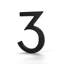 24 in. Flat Floating Mount House Number-1752731001-1747342032