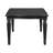Rectangular Wooden Dining Table With Turned Fluted Legs-830975840