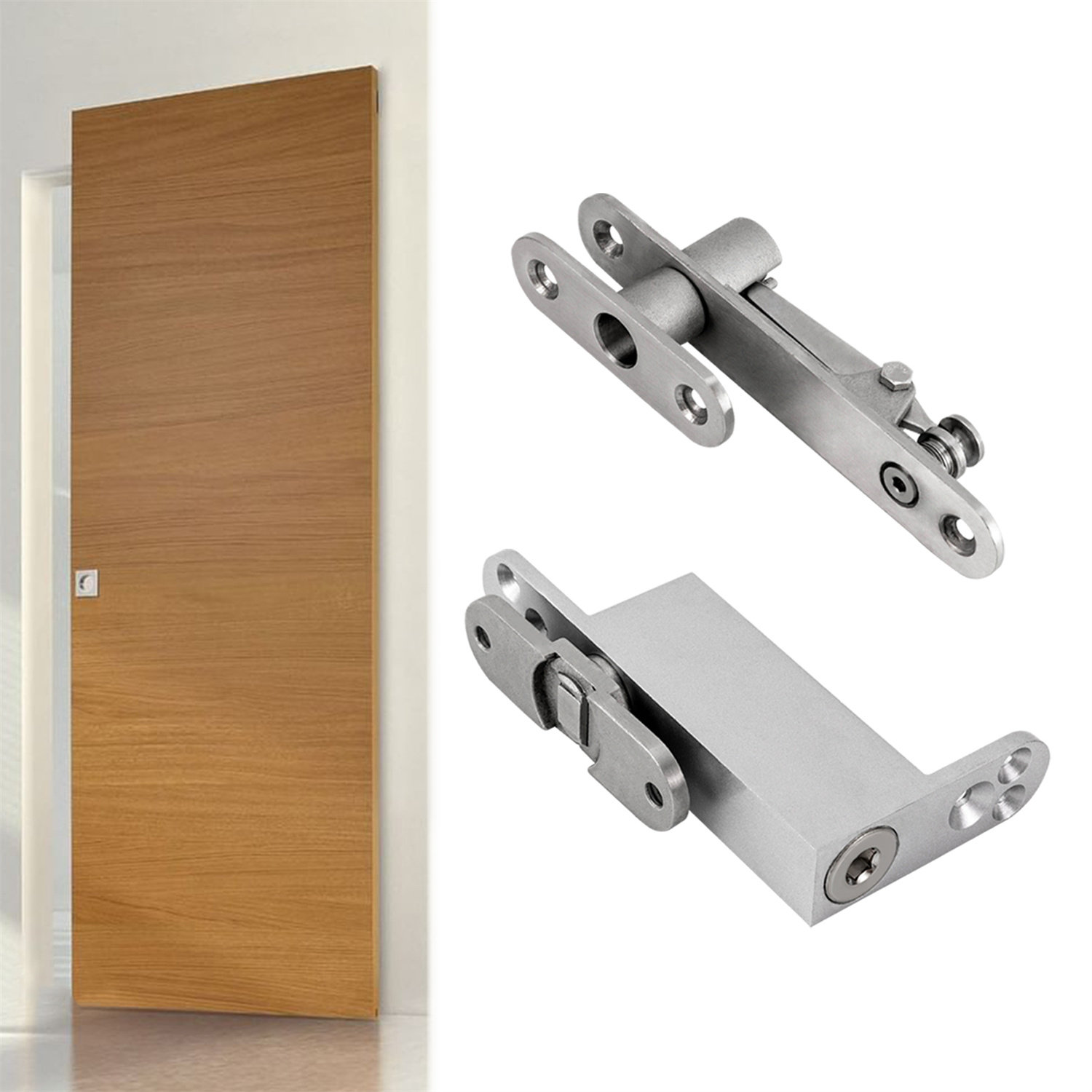 3.74 H × 2.84 W Invisible/Concealed Pair Door Hinges