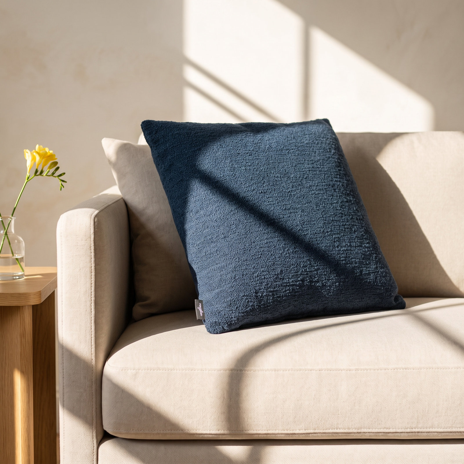 Dapple Sunbrella® Indoor/Outdoor Throw Pillow, Indigo
