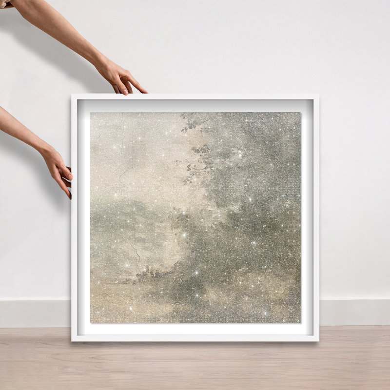 Crumbled Verdancy Shadowbox Landscape & Nature Print by Oliver Gal, Black Frame, 12 x 12, 31.5"H x 31.5"W, White Frame