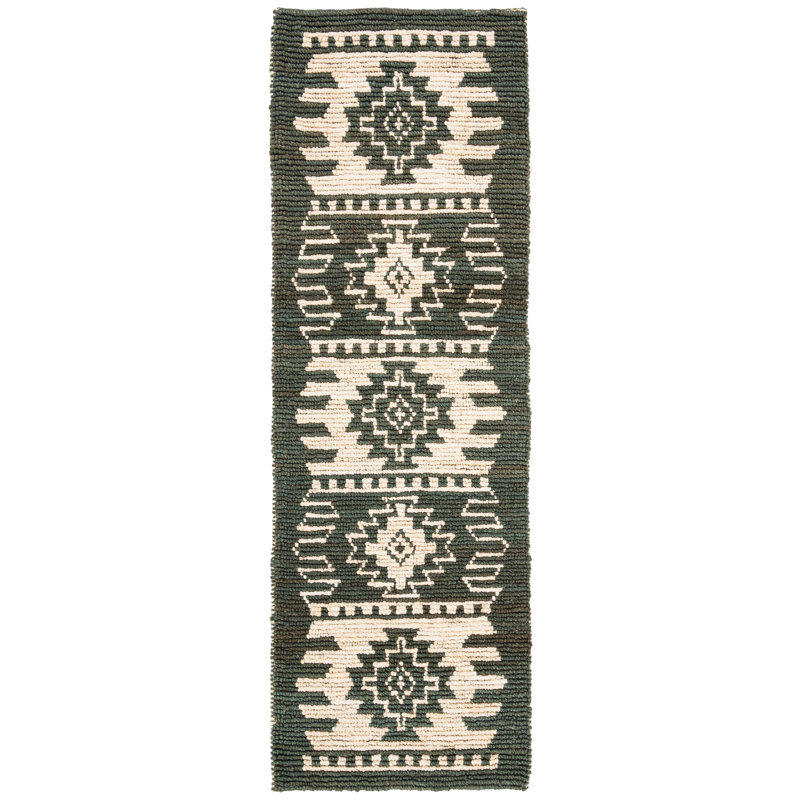 Tuttle Hand Woven Southwestern Indoor/Outdoor Rug, Runner 2'6" x 8'