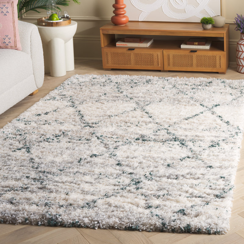 Tapis géométrique Stavru Performance, Rectangle 5 pi 3 po x 7 pi 6 po