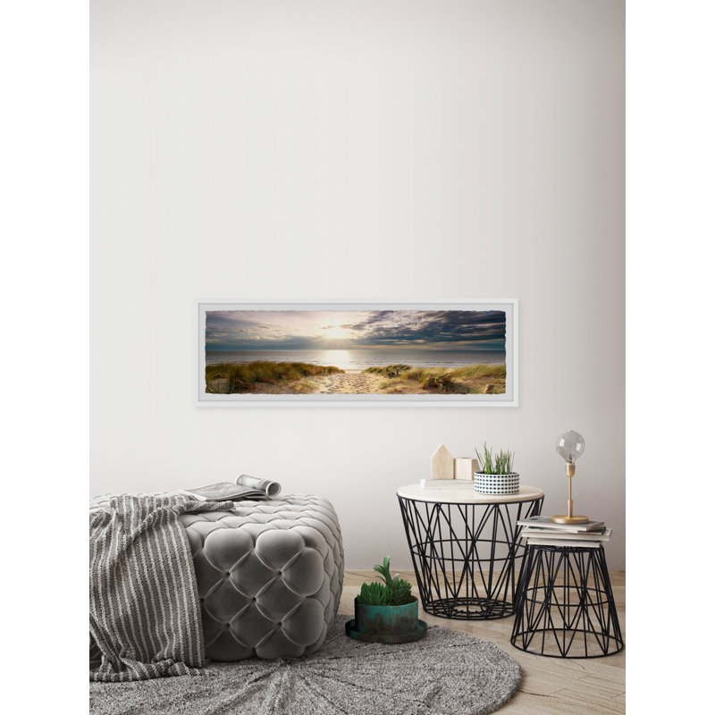 Waiting Until Dawn - Single Picture Frame Painting, 38cm H x 114cm W x 3.81cm D
