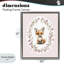 Renard avec cadre flottant Cherry Blossoms, design par Christine Simpson Art-1314137248-1314137250