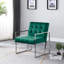 Chaise de bureau en velours 1pc