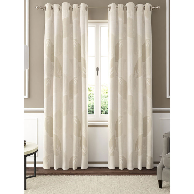 ERTIGA Room Darkening Curtain Pair, Off White