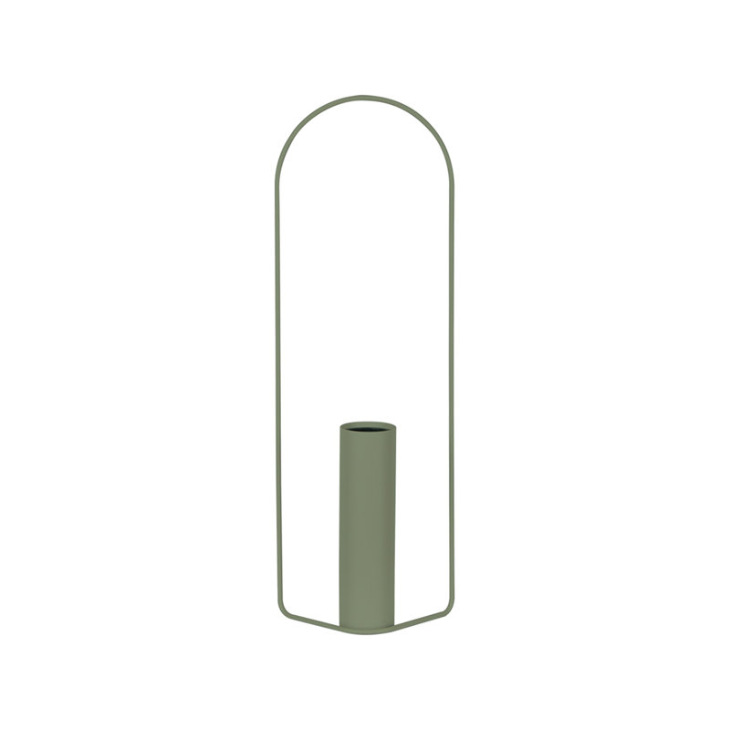 Itac Steel Floor Vase, Cactus
