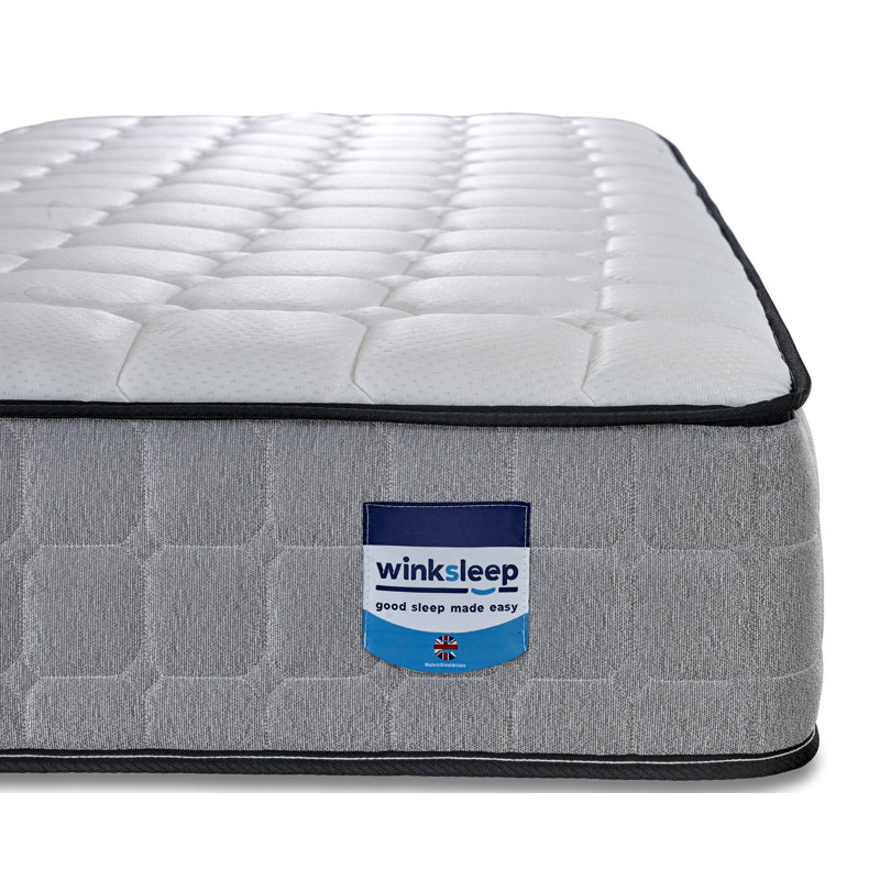 Winksleep Gravity Memory Foam Spring Mattress, Medium-Firm, Cool Touch Fabric, Small Single (2'6)