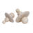 Quarried Stone Indoor-Outdoor Sculptures, Set/2