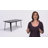 Eure 31.5" x 63" Rectangular Metal Indoor-Outdoor Table - Industrial Table-53661133