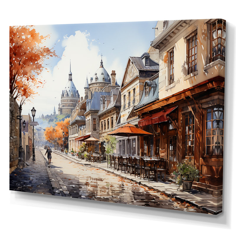 Québec, «French Beauty II», impression sur toile encadrée Québec, 12" H x 20" W, Toile tendue
