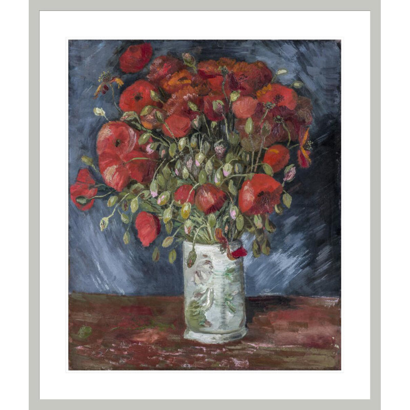 Vase avec coquelicots par Vincent van Gogh, 39,04 po H x 33,5 po L