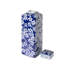 Imperial Ceramic Geometric Square Jar, Indigo, Small-1742288189-1742288163