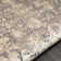 Ophelia Lux Classic Floral Beige/Gray Rug with High-Low Texture