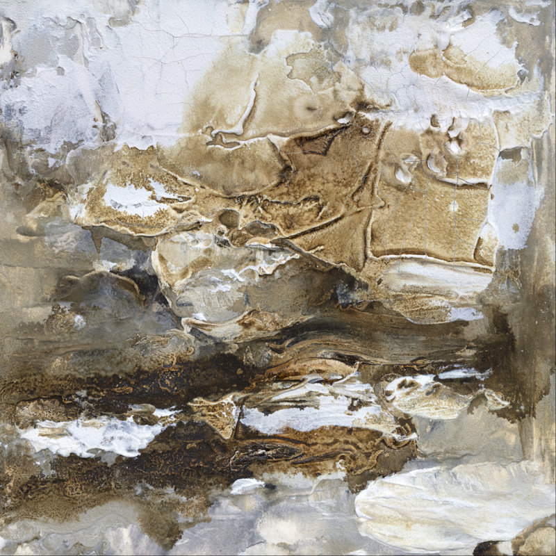 Gilt Sandstone II by Scherrer Finch - Wrapped Canvas Painting, 76cm H x 76cm W