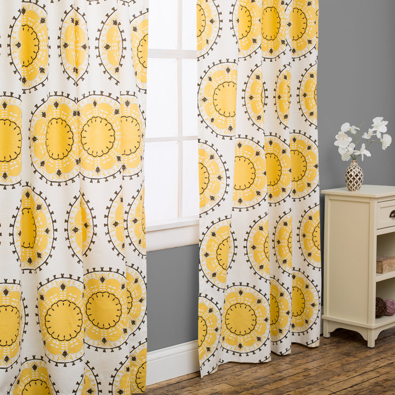 Semi Sheer Curtain, 50" W x 84" L