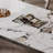 Rock slab rectangular dining table and chairs-102437634