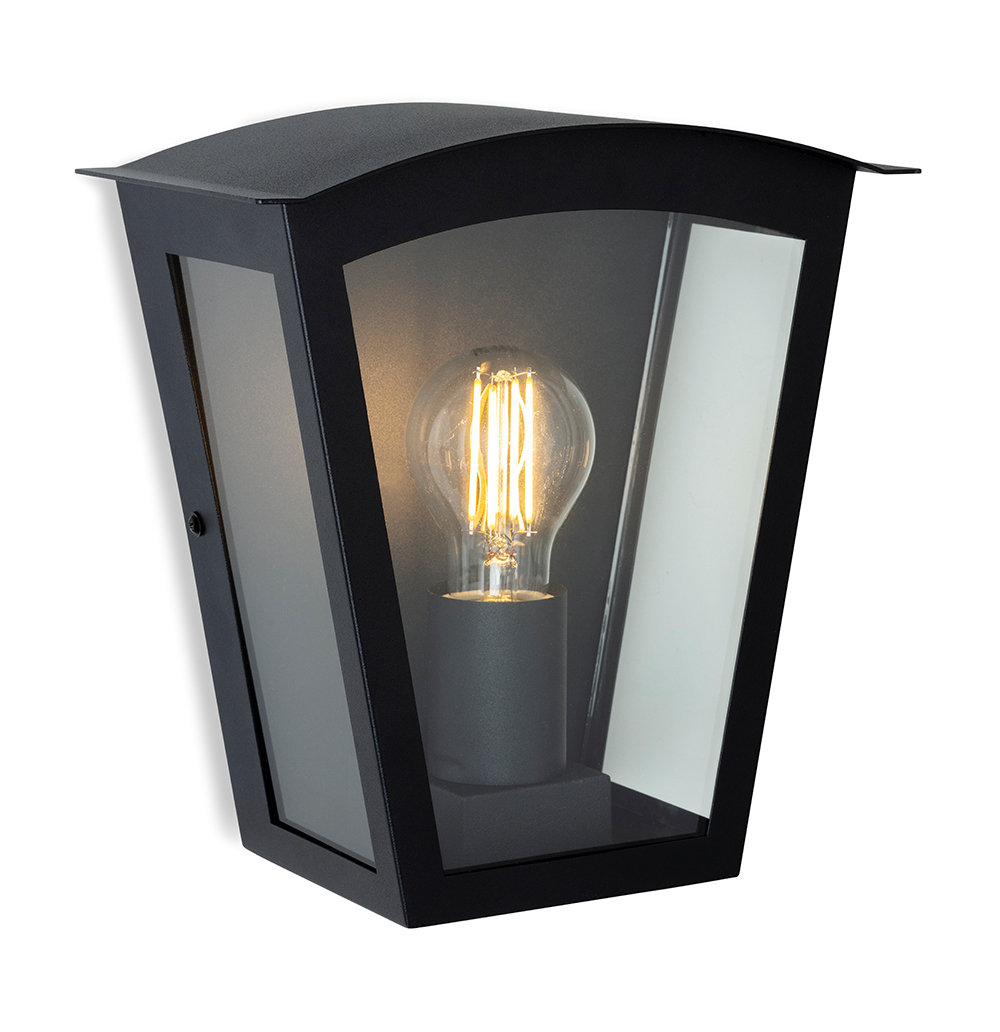 Matte Black 24cm H Outdoor Flush Mount