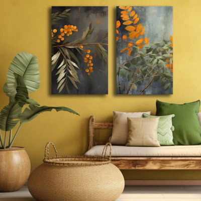 Peinture décorative sur toile (3 pièces)