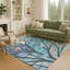 Tapis botanique intérieur / extérieur lavable à la machine Adalaide ACN2336-35736