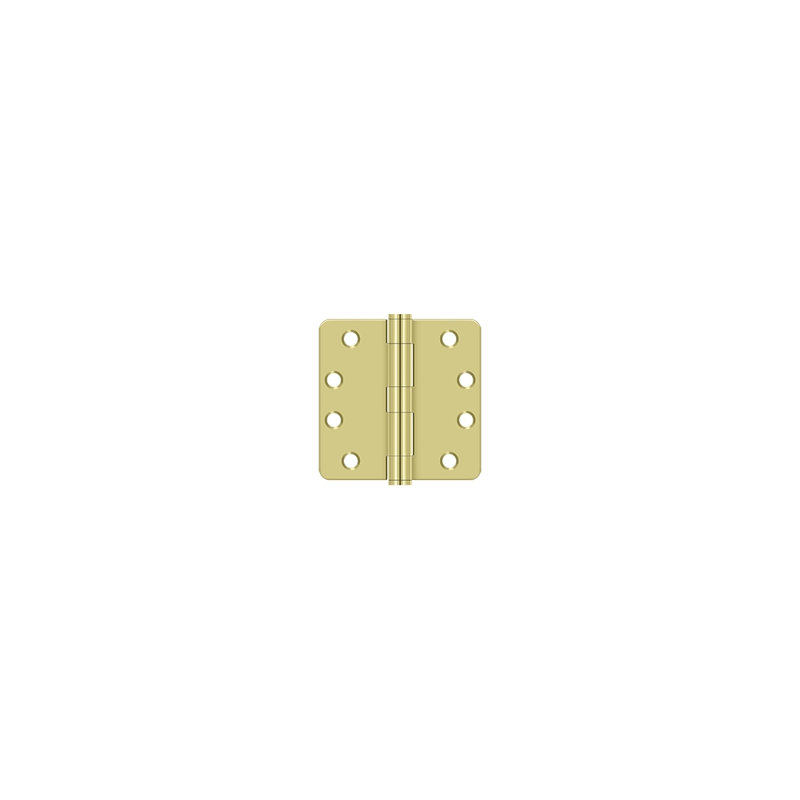 Steel Butt Bearing Hinge, Polished Brass