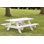 Table de pique-nique rectangulaire pour 6 personnes de 96 po Mariario