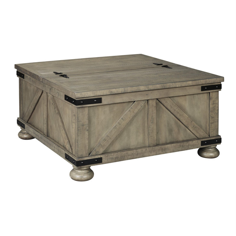 Table basse à plateau relevable avec rangement Ricardo