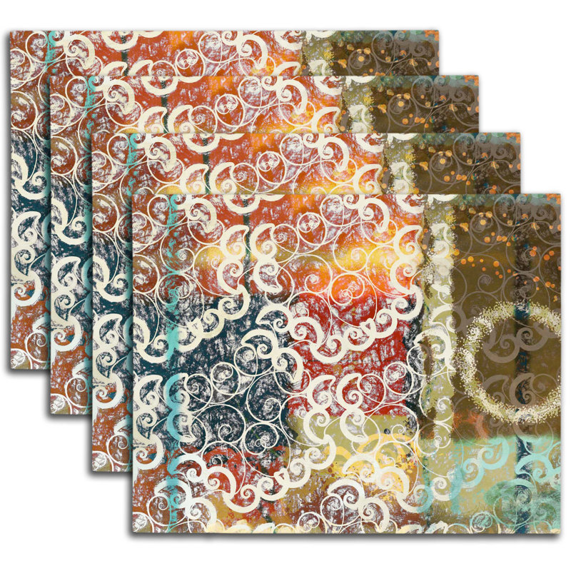 Napperon abstrait en polyester