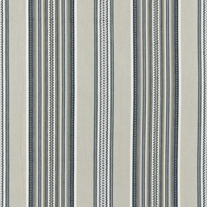 La Boheme Cyrus Stripe Fabric, Stone