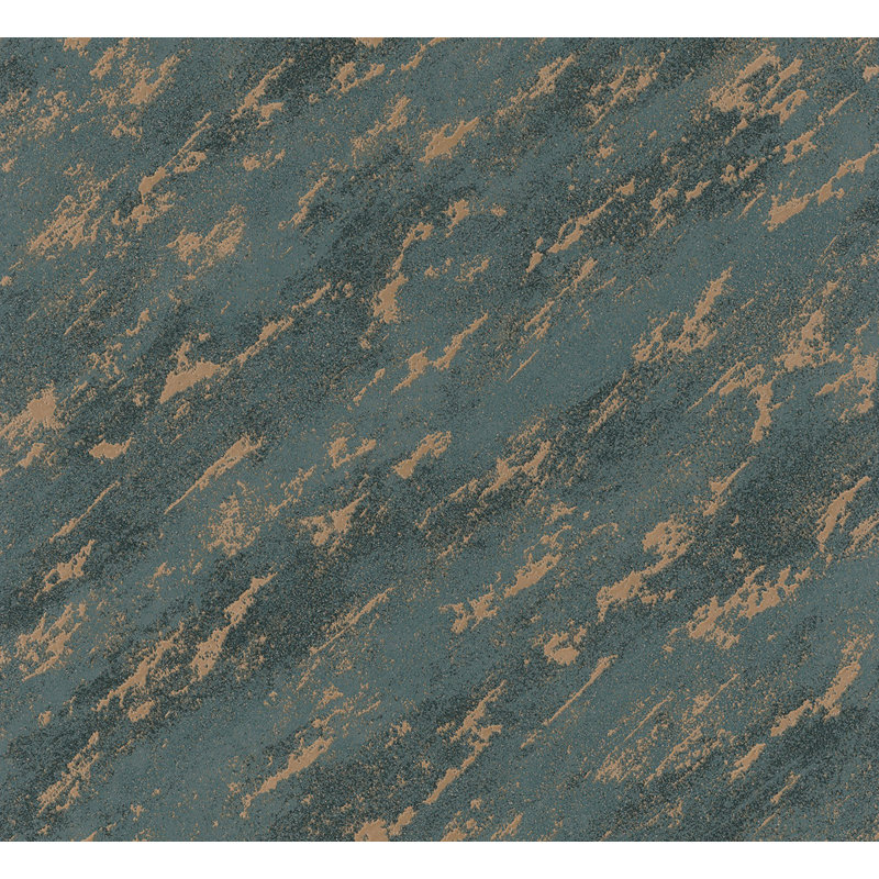 Eclectic 33cm x 70cm Semi-Gloss Wallpaper Roll, Blue
