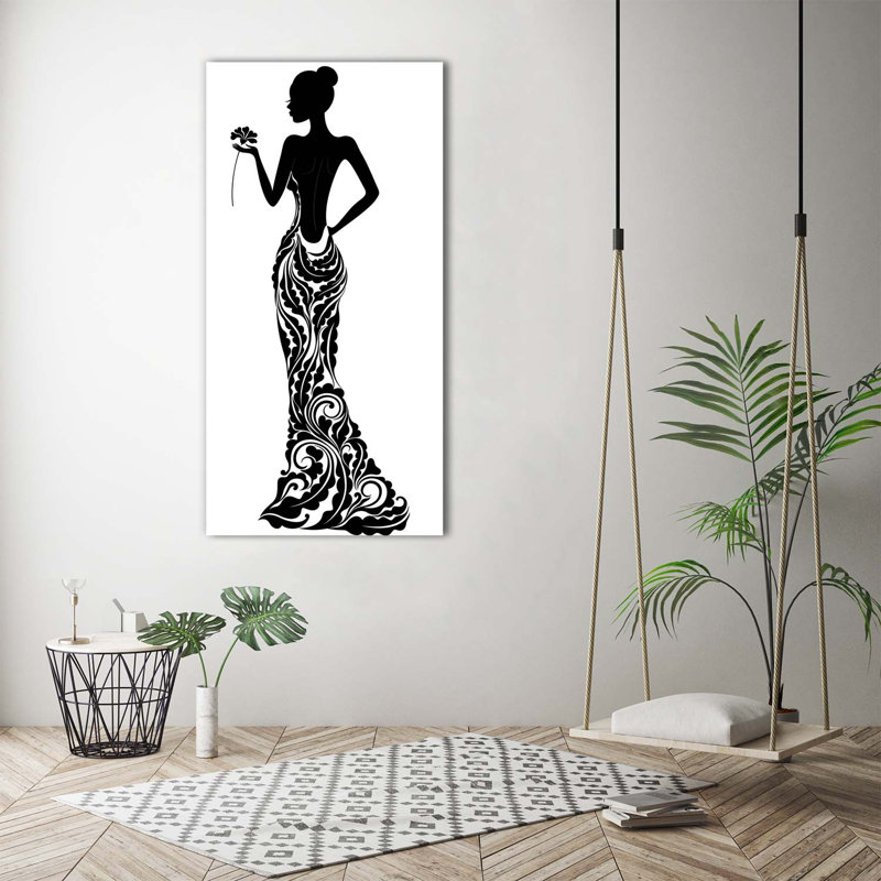 Fashion Illustration - Wrapped Canvas Print