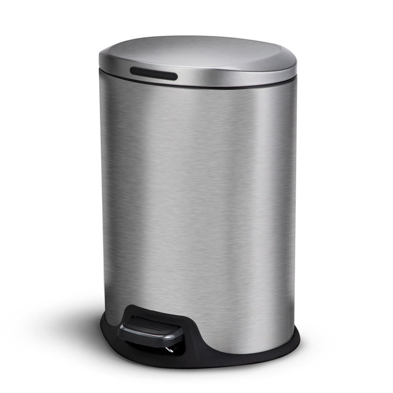 Poubelle à pédale 3 gallons en acier inoxydable