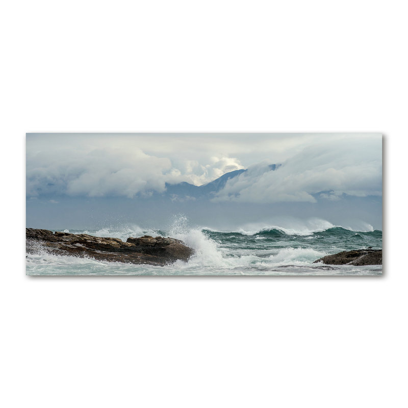 Rough Sea - No Frame Print on Canvas