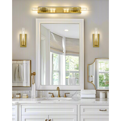 Barre lumineuse moderne et horizontale pour meuble-lavabo moderne